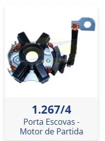 1.267/4  PORTA  ESCOVAS