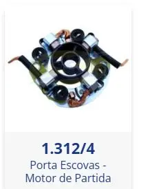 1.312/4  PORTA  ESCOVAS