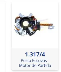 1.317/4 (SUBSTITUI 1.117/4 / 1.118/4 / 1.119/4 )PORTA ESCOVA