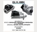 GL 11.1001 MOTOR DE PARTIDA SCANIA SERIE 5 24V 12D BOSCH