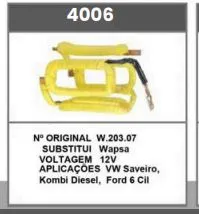 [4006] 4006 BOB. KOMBI DIESEL 12V WAPSA