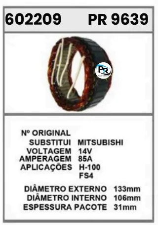 [602209] 602209 EST. H100 FS3 14V 85A MITSUBISHI