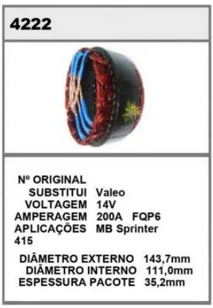 602312 EST. SPRINTER CDI 14V 220A VALEO