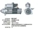 801047 MOTOR DE PARTIDA EMP.GUINDASTES CUMMINS 12V 11D DENSO