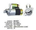 801057 MOTOR DE PARTIDA EMPIH.CLARK 12V 10D MITSUBISHI