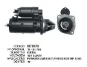 801070 MOTOR DE PARTIDA PERKINS/MF 8140 10D 12V ISKRA