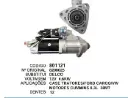 801121 MOTOR DE PARTIDA TRATORES,VW CUMMINS 38MT 12D 12V