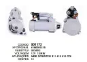 801173 MOTOR DE PARTIDA MBB SPRINTER 311 415 515 CDI 12V 12D BOSCH