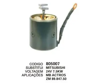 805007 BOB. MBB AXOR 7.5KW 24V C / CARCACA