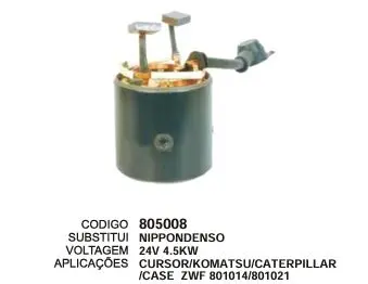 805008 BOB. CURSOR/KOMATSU 24V C/ CARCACA