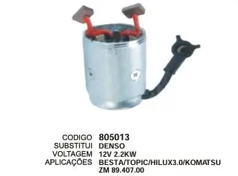[805013] 805013 BOB. DENSO,BESTA,TOPIC,HILUX 3.0 KOMATSU 2.2  KM
