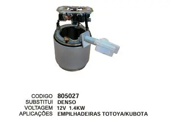 [805027] 805027 BOB. EMP. TOYOTA, KUBOTA 12V