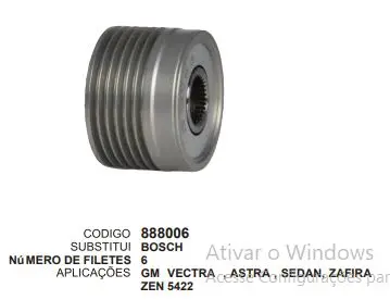 [888006] 888006 POLIA GM ASTRA,ZAFIRA ZEN 5422