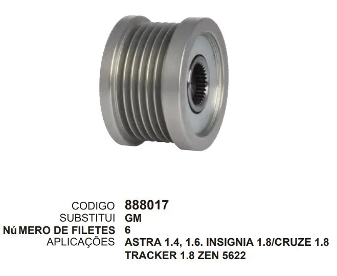 [888017] 888017 POLIA BMW CHEVROLET, ASTRA ZEN 5622
