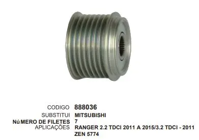 [888036] 888036 POLIA RANGER 2.2 ZEN 5774