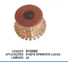 915002 COLETOR SPRINTER LUCAS