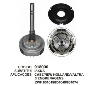 918006 PLANETARIA ISKRA,NEW HOLLAND,VALTRA 3 ENGRENAGENS