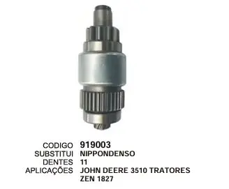 [919003] 919003 BENDIX DENSOR,JOHN DEERE 3510 11 D  ZEN 1827