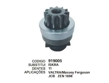 [919005] 919005 BENDIX ISKRA VALTRA 11D NOVO  ZEN 1698