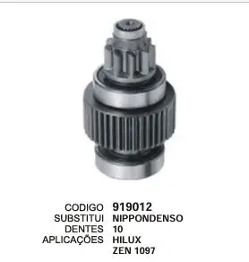 919012 BENDIX HILUX 10D  ZEN 1097