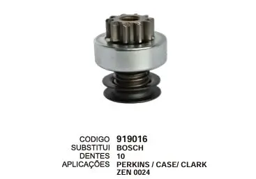 919016 BENDIX PERKINS, CASE ZEN 024