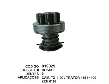 919029 BENDIX TRATOR 9D ZEN 0163