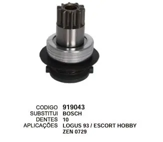919043 BENDIX OGUS,ESCORT 10D ZEN 0729