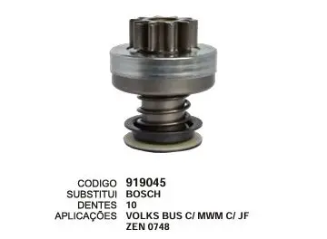 [919045] 919045 BENDIX VOLKS ZEN 748
