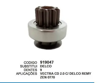 919047 BENDIX VECTRA, DELCO ZEN 770