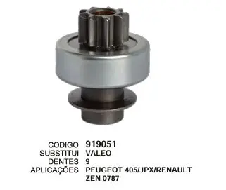 [919051] 919051 BENDIX PEUGEOT 405 ZEN 787