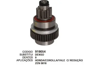 919054 BENDIX HONDA,COROLLA ZEN 818