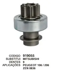 [919055] 919055 BENDIX PEUGEOT 106, 206 ZEN 836
