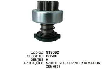 [919062] 919062 BENDIX S10, SPRINTER ZEN 0861