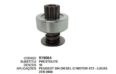 [919064] 919064 BENDIX PEUGEOT 504 LUCAS ZEN 868