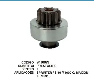 [919069] 919069 BENDIX SPRINTER,S10, F1000 ZEN 916