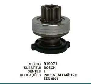 [919071] 919071 BENDIX PASSAT ALEMAO ZEN 0925