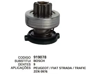 [919078] 919078 BENDIX PEUGEOT, FIA STRADA ZEN 976