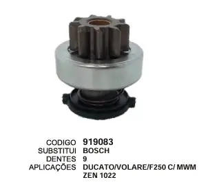 [919083] 919083 BENDIX DUCATO, VOLARE,F250 ZEN 1022