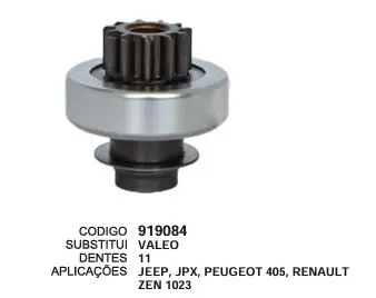 [919084] 919084 BENDIX JEEP,JPX,PEUGEOT ZEN 1023