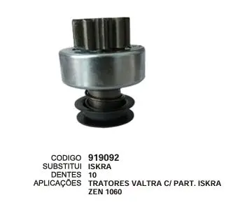 [919092] 919092 BENDIX TRATORES VALTRA ISKRA ZEN 1060