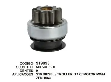 [919093] 919093 BENDIX S10,TROLLER ZEN 1063