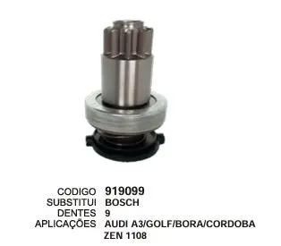 [919099] 919099 BENDIX AUDI, GOLF ZEN 1108