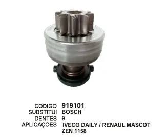919101 BENDIX IVECO DAILY ZEN 1158