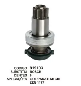 [919103] 919103 BENDIX GOL, PARATI ZEN 1177