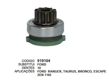 919104 BENDIX FORD RANGER ZEN 1192
