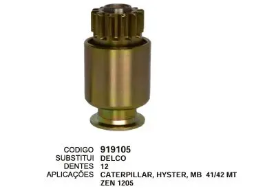 919105 BENDIX CATERPILLAR DELCO ZEN 1205