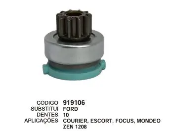 [919106] 919106 BENDIX COURIER ,ESCORT ZEN 1208