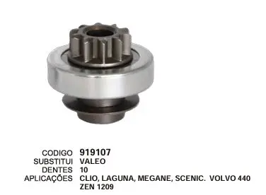 [919107] 919107 BENDIX CLIO, LAGUNA, VOLVO ZEN 1209