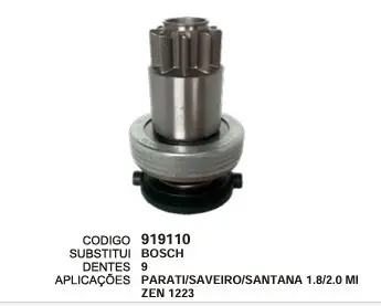 919110 BENDIX PARATI, SAVEIRO ZEN 1223