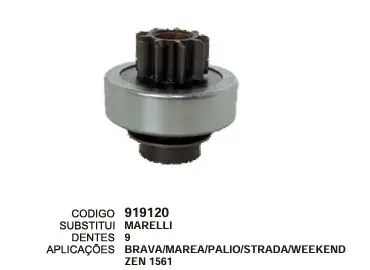 [919120] 919120 BENDIX BRAVA, MAREA, PALIO ZEN 1561